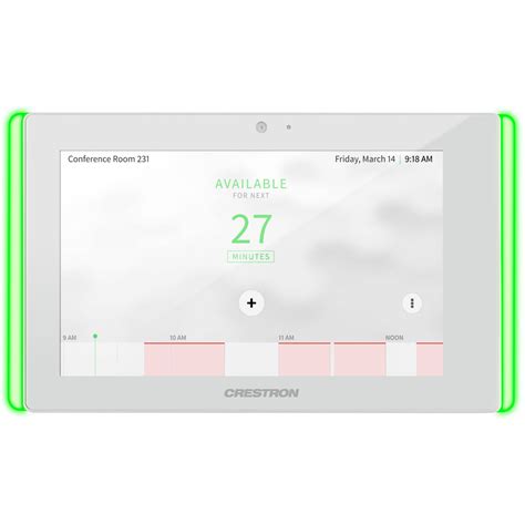 Crestron Room Availability Light Bar For Tss 7 Tsw760lbw Bandh