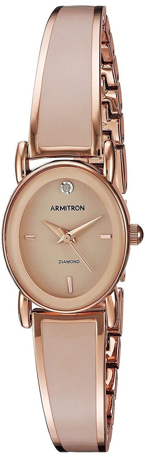 Armitron Women S Quartz Metal And Alloy Dress Watch Color Pink Model