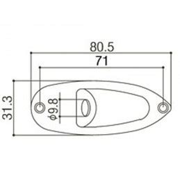 Stratocaster Jackplate Gotoh Chrome Jack Usa Switchcraft Mono