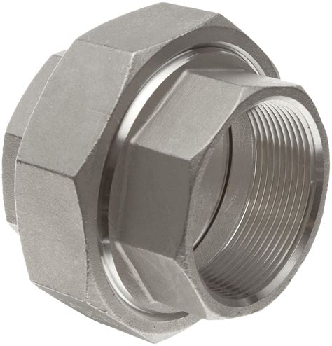 Stainless Steel 304 Cast Pipe Fitting Union Class 150 1 NPT Female