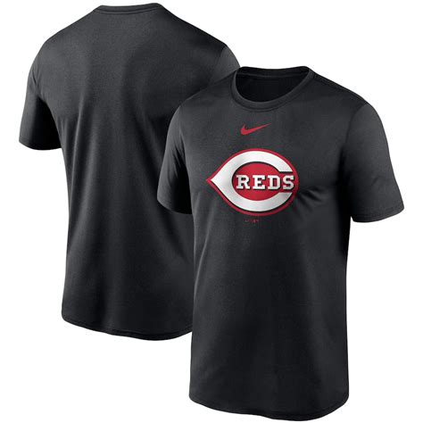 Men's Cincinnati Reds Nike Black Large Logo Legend Performance - T-Shirt