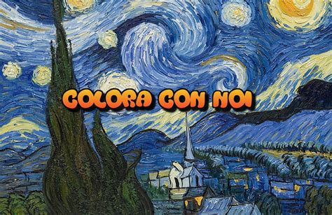 Quattro Quadri Di Van Gogh Da Scaricare E Far Colorare Ai Bambini Van