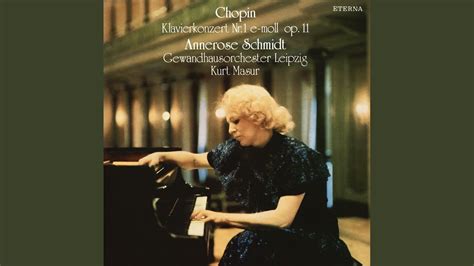 Concerto For Piano And Orchestra No 1 In E Minor Op 11 II Romanze