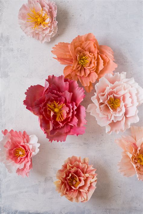 Crepe Paper Peony Wall The House That Lars Built