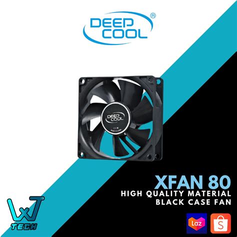 Deepcool Xfan 80 Black Case Fan Dp Fdc Xf80 Shopee Philippines