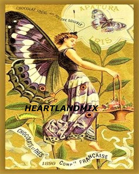 Vintage Fairy Wall Art T Tags Cards Journals Image Download