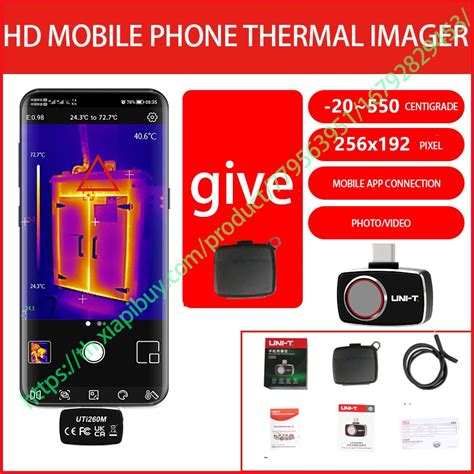 Uni T Uti M Mobile Phone Thermal Imager For Pcb Electronic Module