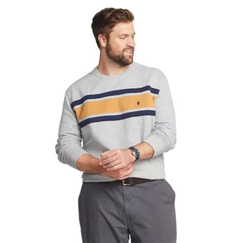 Big & Tall IZOD Sportswear Classic-Fit Fleece Crewneck Sweater