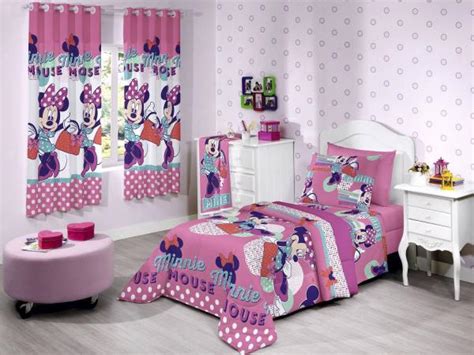 Jogo De Cama Len Ol Solteiro Disney Minnie Confetti Pe As