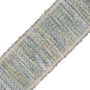 An Area Rug With Blue And Green Stripes On The Bottom Along With A