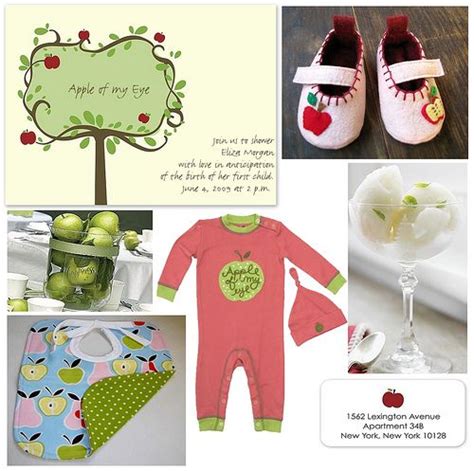 Apple Of My Eye Baby Shower Apple Baby Shower Baby Shower Neutral