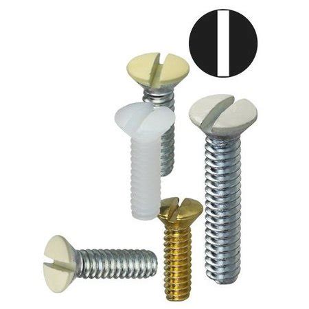 L H Dottie Wall Plate Screw Kit Carbon Steel Stainless Steel Brass