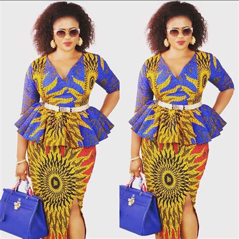 Lovely Nigerian Ankara Skirt And Blouse Styles For Ladies Dezango