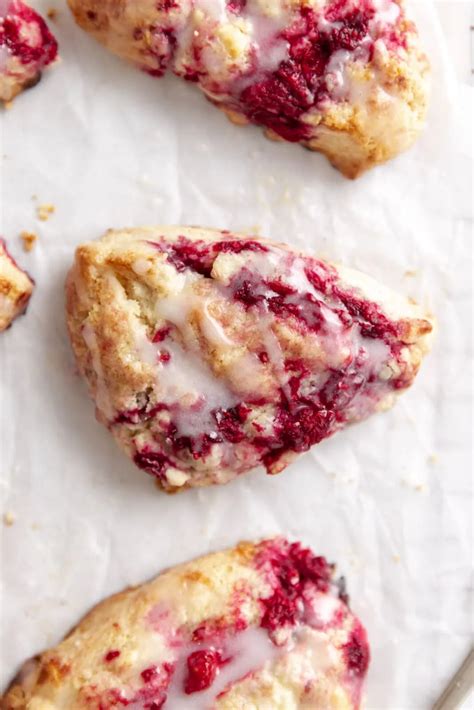 White Chocolate Raspberry Scones Broma Bakery