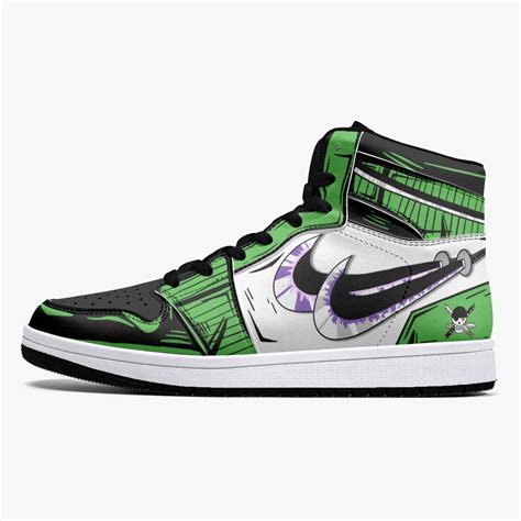 Zoro Roronoa One Piece Mid 1 Basketball Shoes - AnimeBape