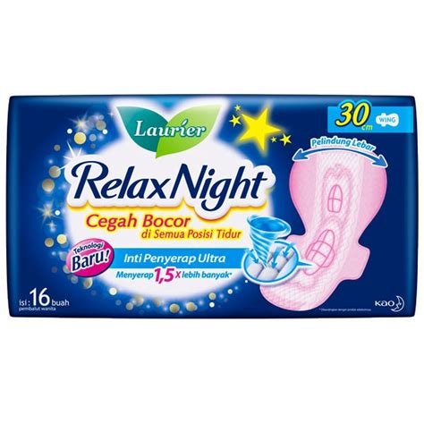 Jual Laurier Relax Night Wing Cm S Shopee Indonesia