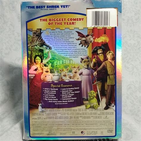 Shrek The Third Dvd Widescreen Dreamworks Swb Combined