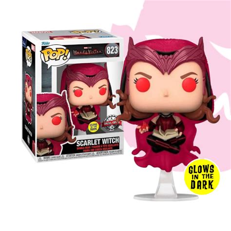 Funko Pop Marvel Wandavision Scarlet Witch Gitd