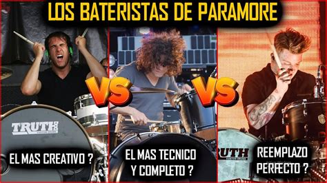 La Historia De Los Bateristas De Paramore Zac Farro Vs Ilan Rubin Vs