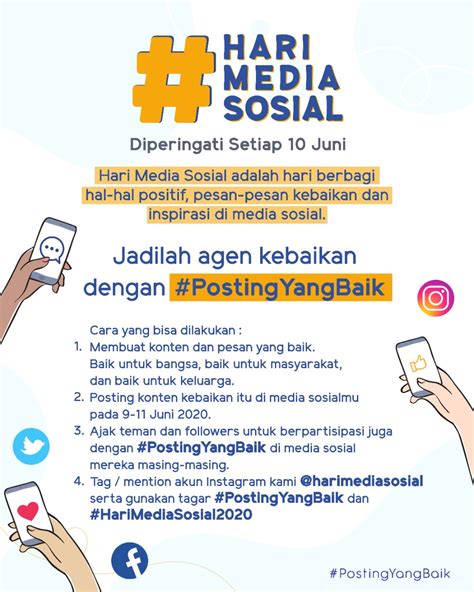 Juni Selamat Hari Media Sosial Berita Marketing