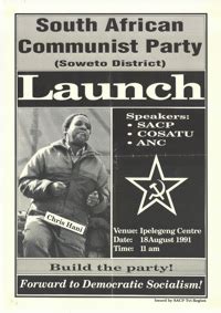 South African Communist Party (Soweto district ) : Launch | South ...