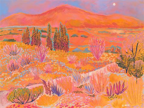 Neon Desert by Eleanor Baker on Artfully Walls | Artfully Walls