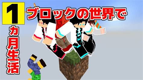 【マイクラ】1つしかブロックがない世界で参加型企画やったらカオスになった1 マイクラ（minecraft）動画まとめ