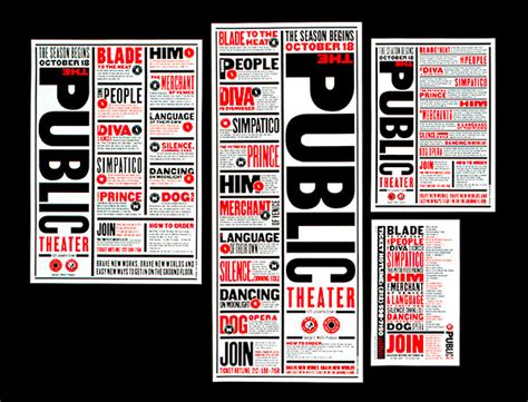 The Public Theater :: Behance