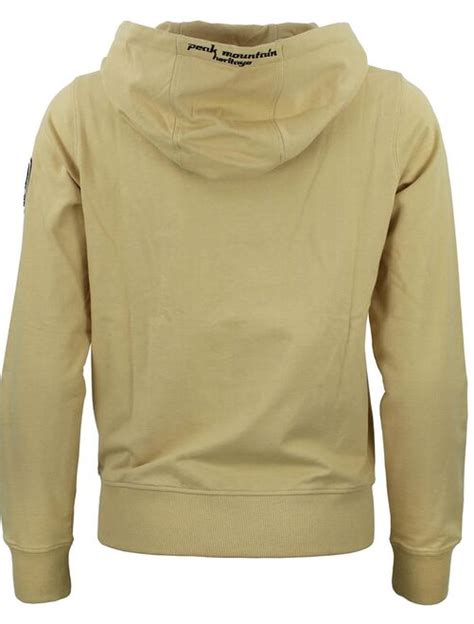 Sweat Zippe Beige Femme