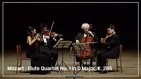 Mozart Flute Quartet No 1 in D Major K 285 I II III 2006 부산