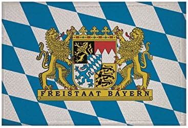 U Aufn Her Freistaat Bayern Fahne Flagge Aufb Gler Patch X Cm