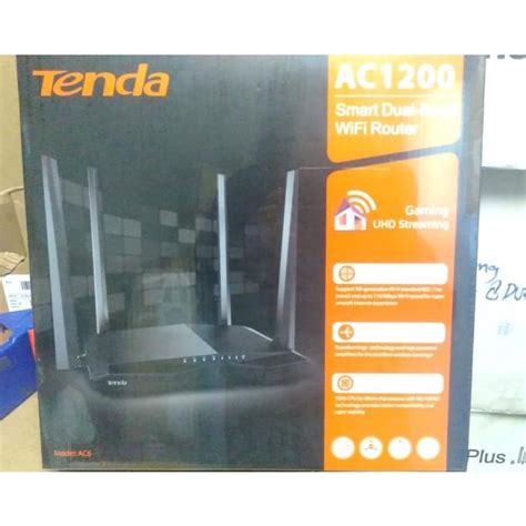 Jual TENDA AC6 AC1200 Smart Dual Band Wi Fi Wireless Router Shopee