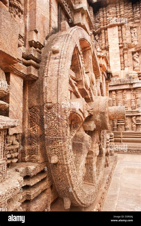 Chariot Wheel At Konark Sun Temple Hi Res Stock Photography And Images