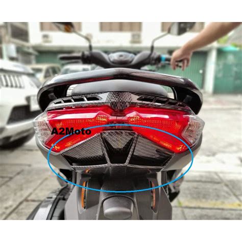 Nemo Nmax Tail Light Cover Lower Garnish Carbon Nmax V