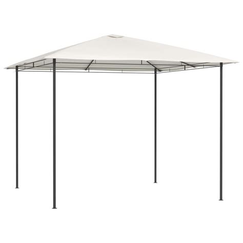 Gazebo 3x3x2 6 m 160 g m² cor creme