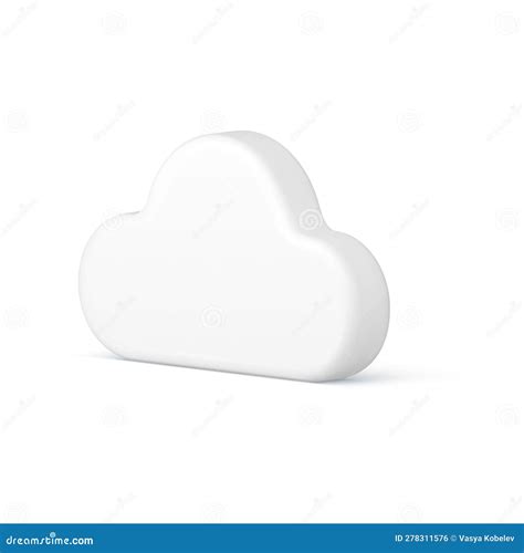 Isometric Cloudscape Abstract Vector Isometric Clouds D Futuristic