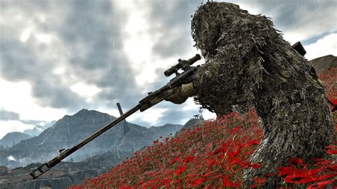 Ghillie Sniper But Female Ultra Realism And Stealth Full Hd 60fps