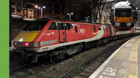 Class 91 Departs Kings Cross Youtube