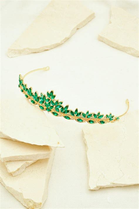 ROSEGOLD Garden Inspired Rhinestones Wedding Tiara Crown - Formal