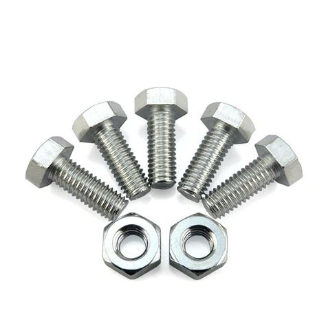 High Strength Hexagonal Nut Galvanized And Foundation Hex Head Bolt