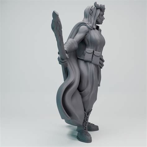 Hot Goblin Tiefling Sorcerer Pose C