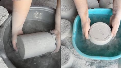 ASMR Super Duper Dusty Soft Creamy Pure Cement Nonstop Crushing