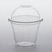 Choice 9 Oz Clear PET Plastic Cold Cup With Dome Lid With No Hole 50