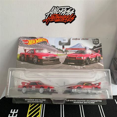 NISSAN HOT WHEELS 風火輪汽車文化 件裝 LBWK 日產天際線剪影 LB ER 剪影 蝦皮購物