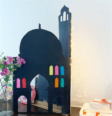 A Cute Cardboard Mosque And How To Make It Mamanushka