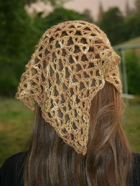 Free Hair Scarf Pattern- Perfect for Spring! - Linda Dean CrochetLinda Dean Crochet