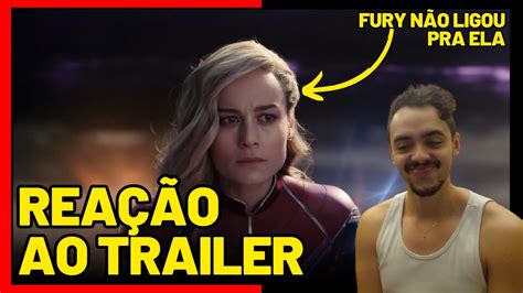 The Marvels Trailer Oficial Marvel Studios Reação YouTube