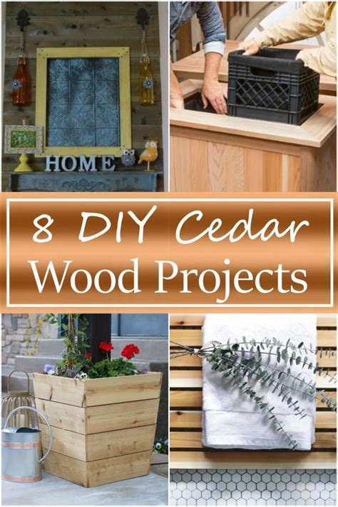 8 DIY Cedar Wood Projects - DIY Crafts