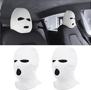 Amazon AUCELI Car Headrest Cover 2pcs Seat Headrest Trim