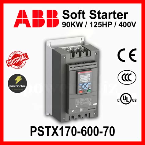 ABB SOFTSTARTER PSTX170 600 70 90KW 125HP 400V Soft Starter